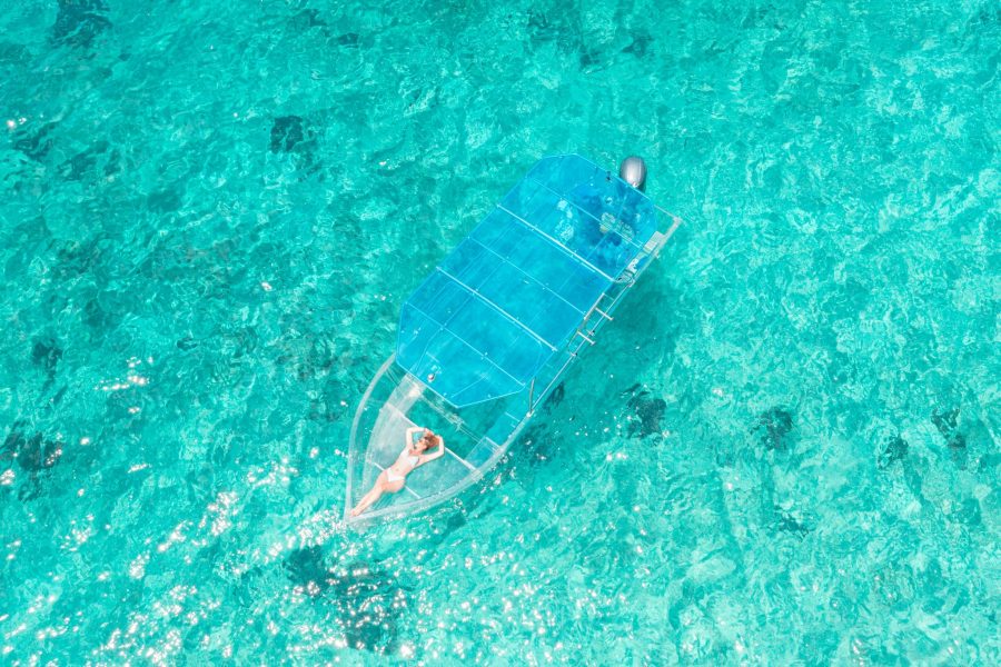 Clear Boat Tour in Cozumel All Inclusive